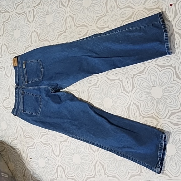 SIGNATURE Mens LEVI STRAUSS Jeans Stretch Midrise Bootcut Zipper Fly 34/31 - Picture 9 of 10